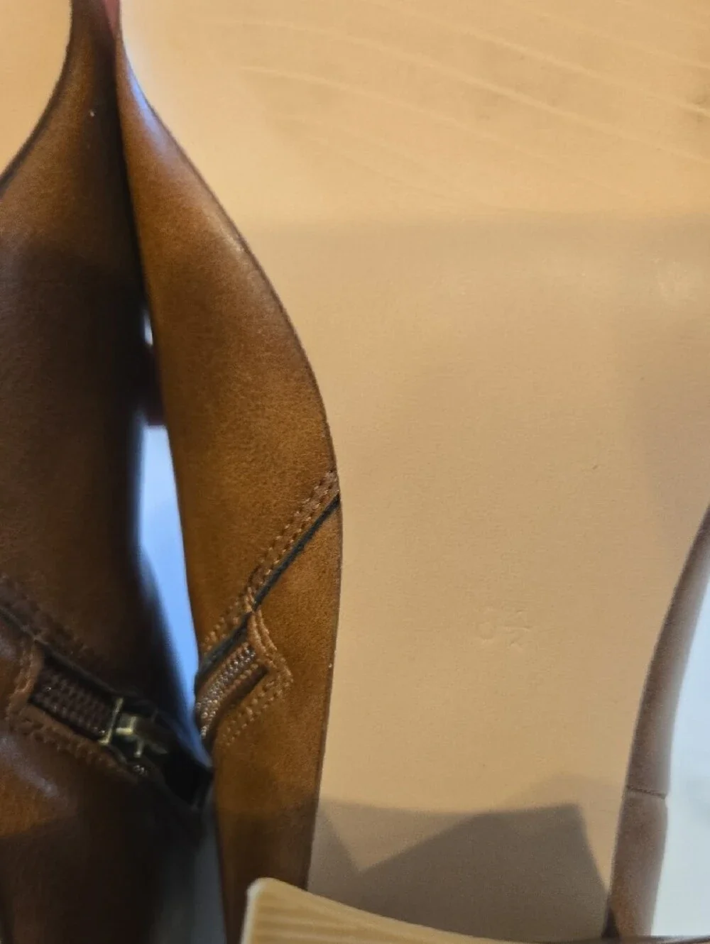 Brown Women's Leather Ankle Booties - Classic Pointed Toe